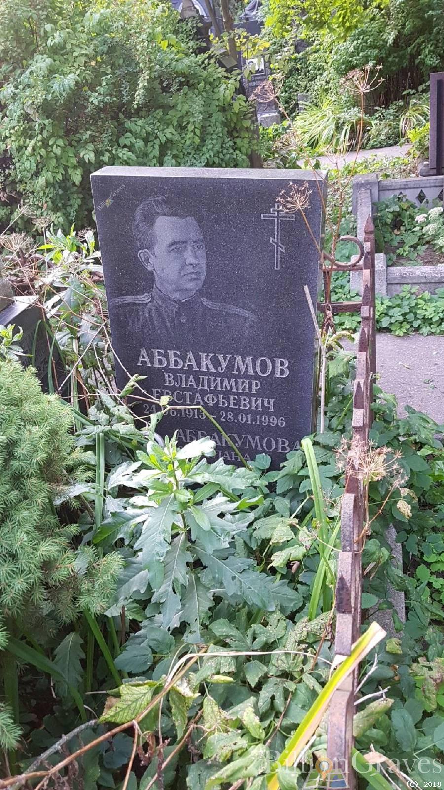 Аббакумов Владимир Евстафьевич
