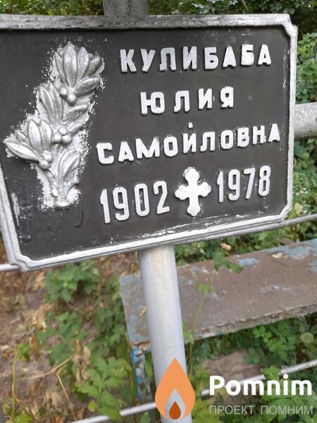 Кулибаба Юлия Самоиловна