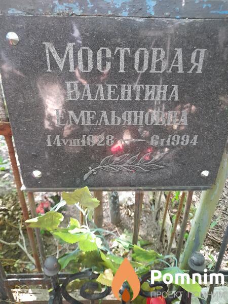 Мостовая Валентина Мельяновка
