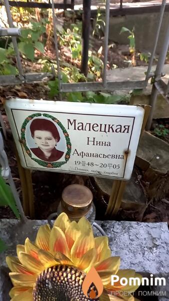 Малецкая Нина Афанасьевна