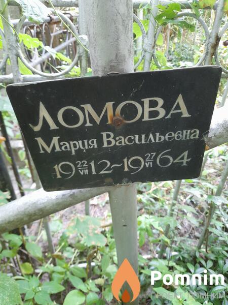 Ломова Мария Васильевна