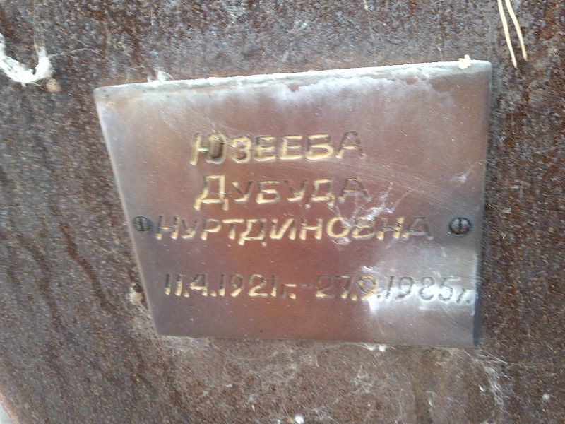 Дубуда Юзеева Нуртдиновна