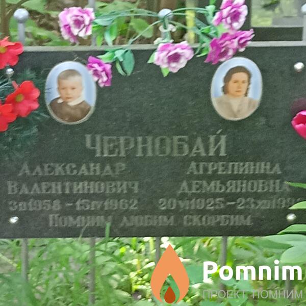 Чернобай Агрепинна Демьяновна