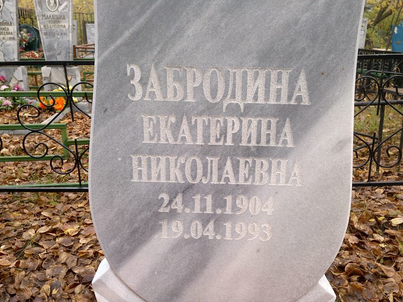 Забродина