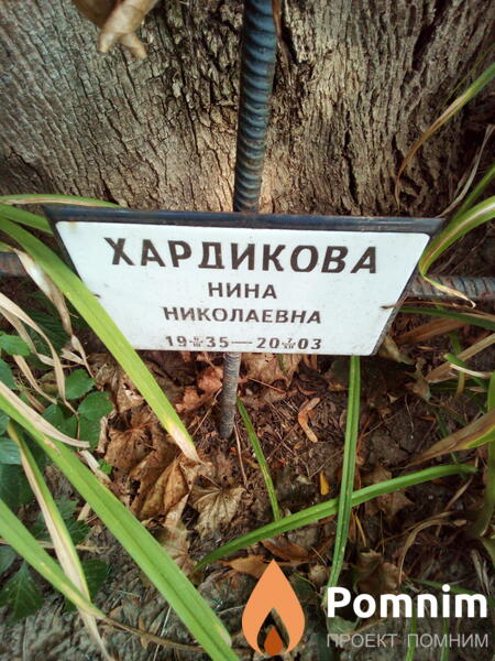 Хардикова Нина Николаевна