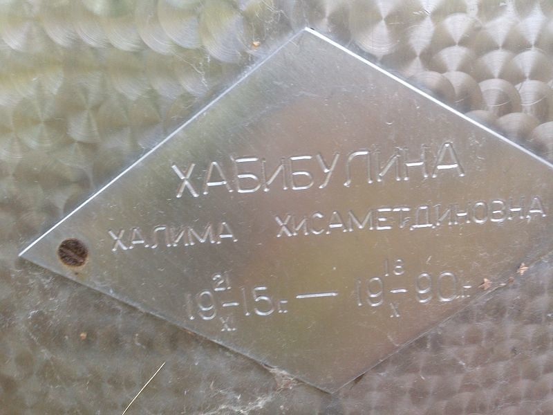 Халима Хабибулина Хисаметдиновна
