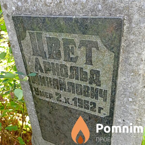 Цвет Арнольд Михайлович