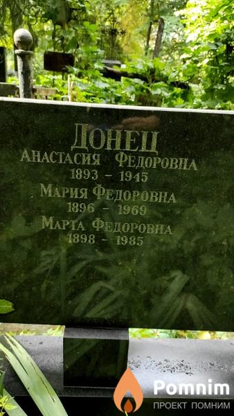 Донец Анастасия Федоровна