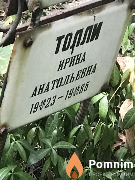 Толли Ирина Анатольевна