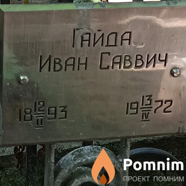 Гайда Иван Саввич