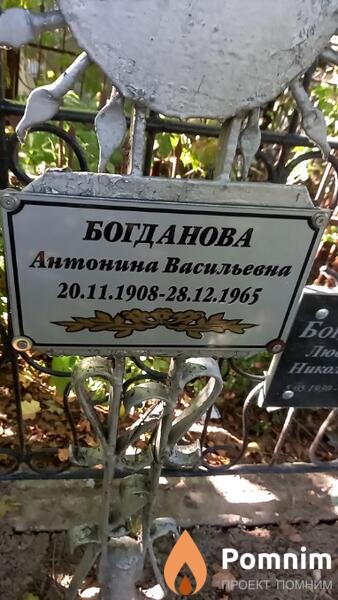 Богданова Антонина Васильевна