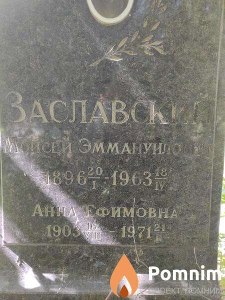 Заславская Анна Ефимовна