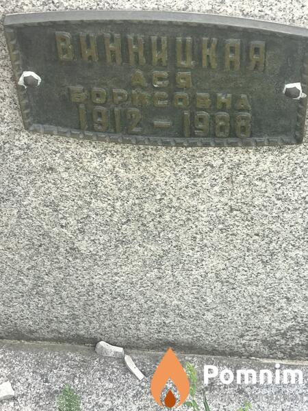 Виницкая Ася Борисовна