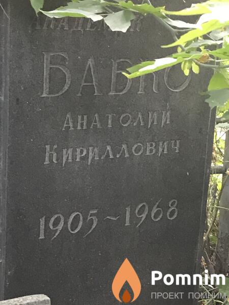 Бабко Анатолии Кириллович