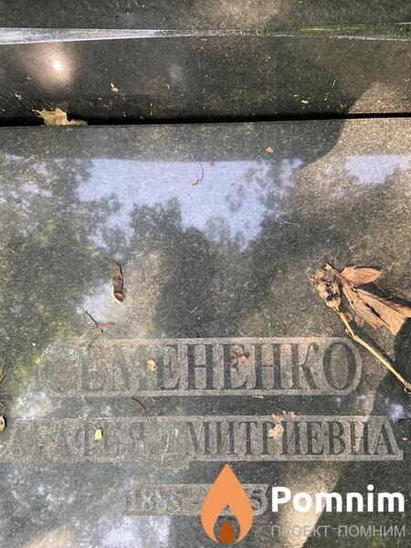 Семененко Агафия Дмитриевна
