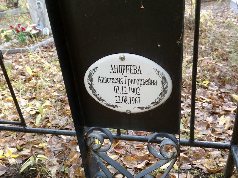 Андреева Анастасия Григорьевна