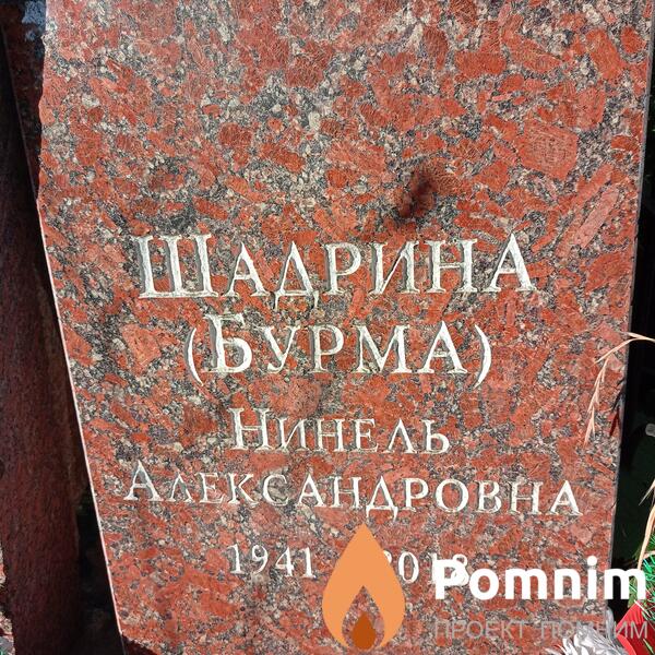 Шадринскбурма Нинель Александровна