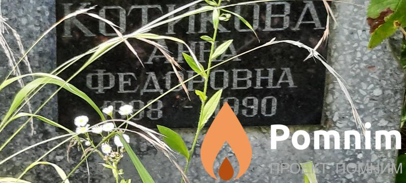 Котикова Анна Фёдоровна