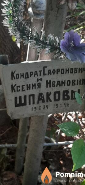 Шпакова Ксения Ивановна