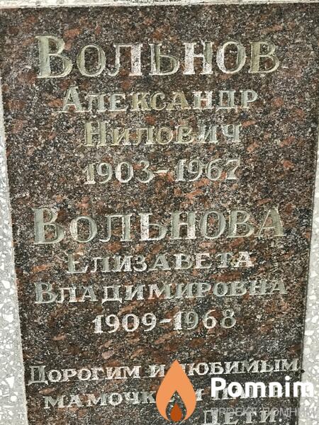 Вольнова Елизавета Владимировна
