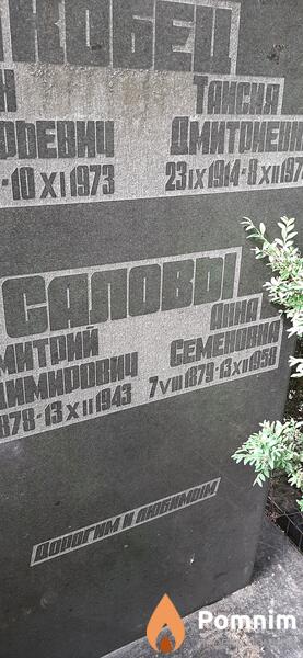 Салова Анна Семеновна