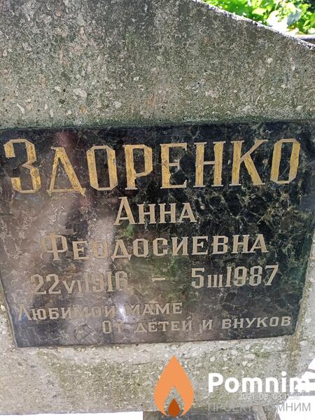 Здоренко Анна Феодосиевна
