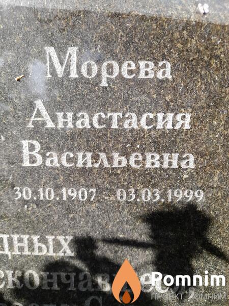 Морева Анастасия Васильевна