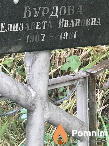 Бурдова Елизавета Ивановна