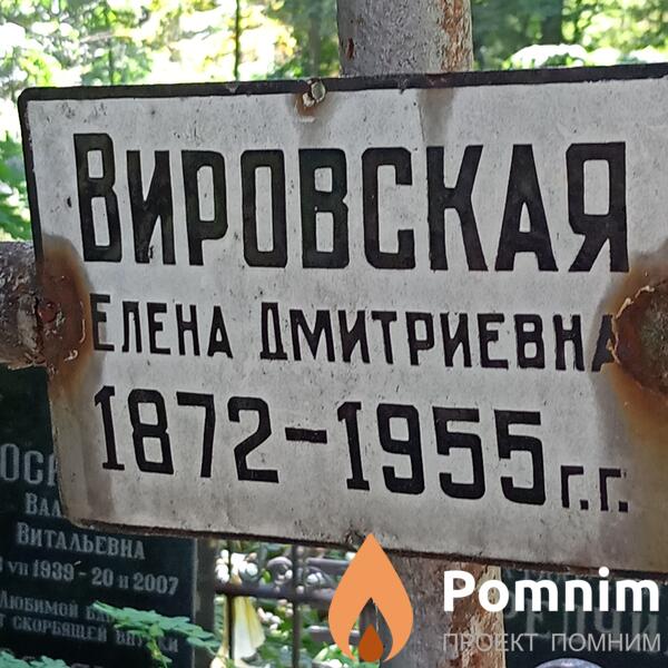 Вировская Елена Дмитриевна