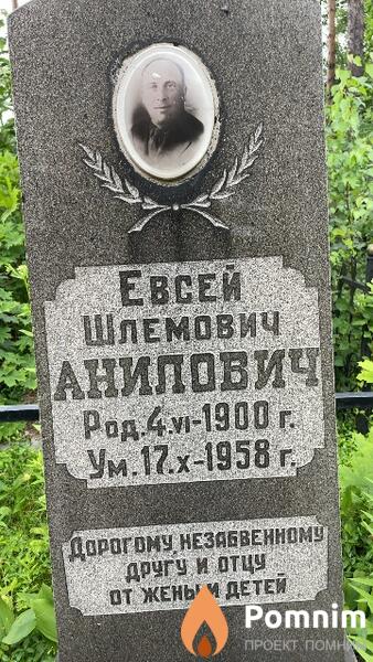 Анилович Евсей Шлемович