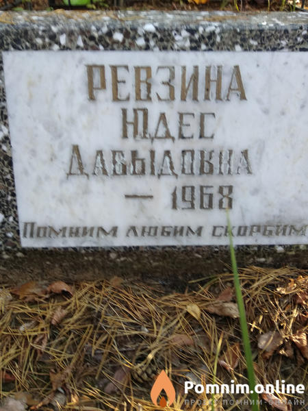 Ревзина Юдес Давыдовна