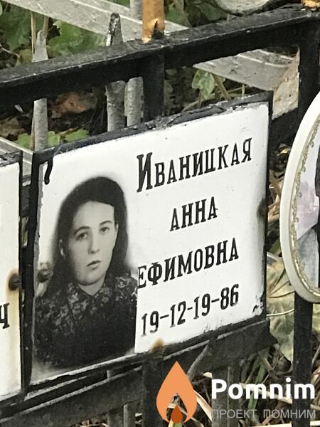 Иваницкая Анна Ефимовна