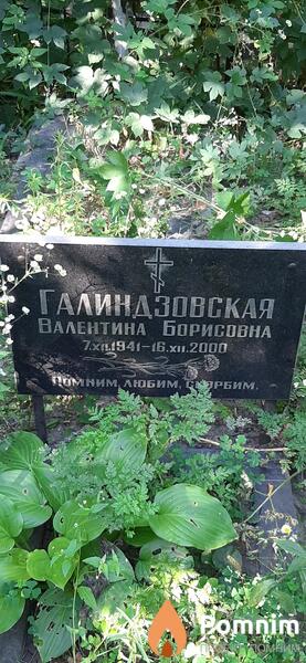 Галиндзовская Валентина Борисовна