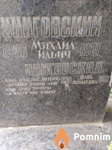 Униговская Ната Яковлева
