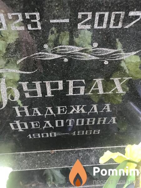 Бурбах Надежда Федотовна