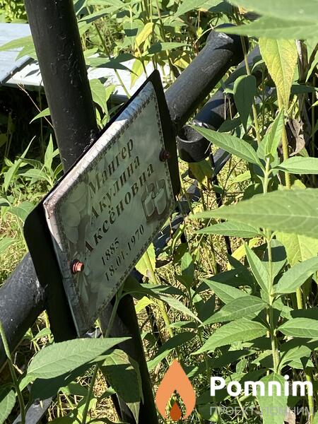 Мангер Акулина Всёновна