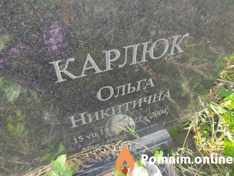 Карлюк Ольга Никитична