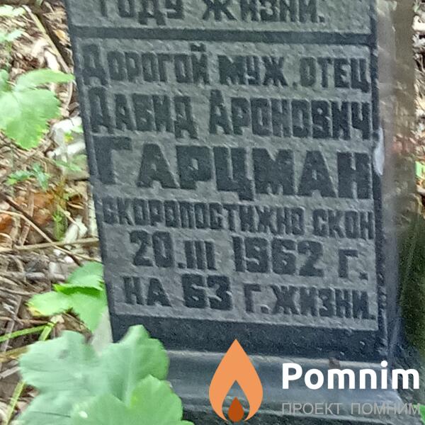 Гарцман Давид Аронович