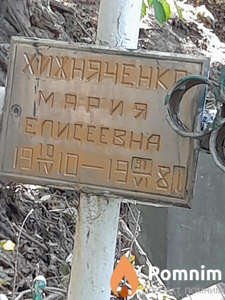 Хижняченко Мария Еписеевна