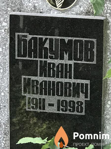 Бакумов Иван Иванович