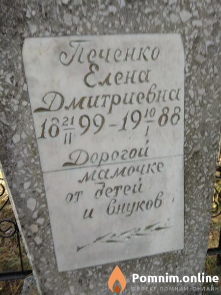 Печенко Елена Дмитриевна