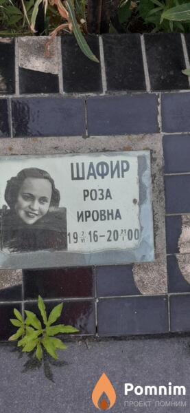 Шафир Роза Ировна