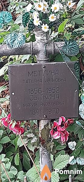 Метлина Татьяна Ивановна