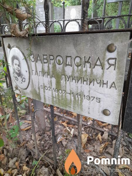 Забродовская Галина Лукинична