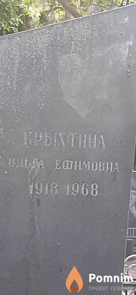 Крыхтина Ольга Есимовна