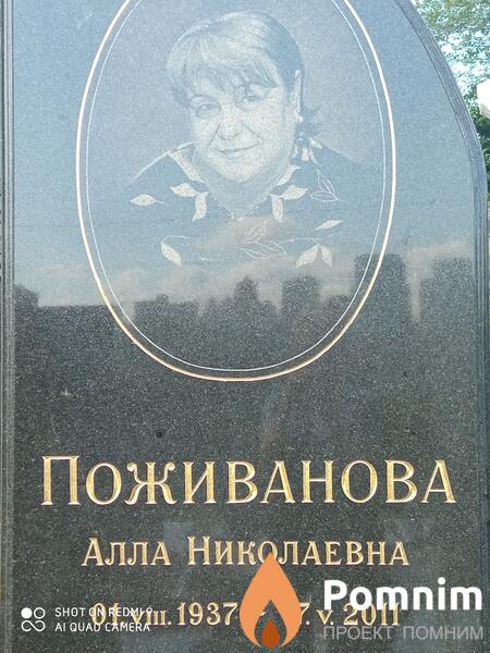 Поживанова Алла Николаевна