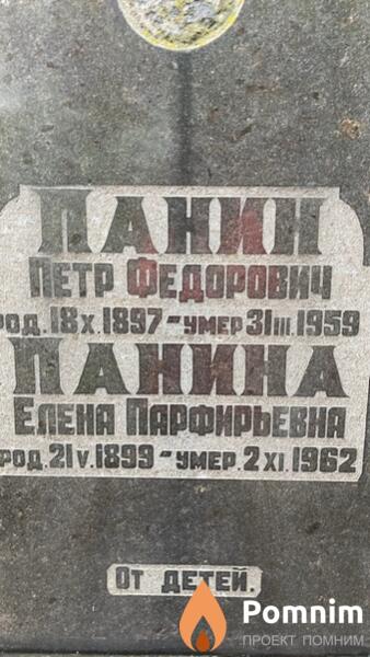 Панина Елена Парфирьевна