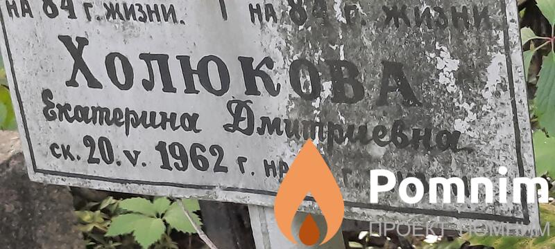 Холюкова Екатерина Дмитриевна