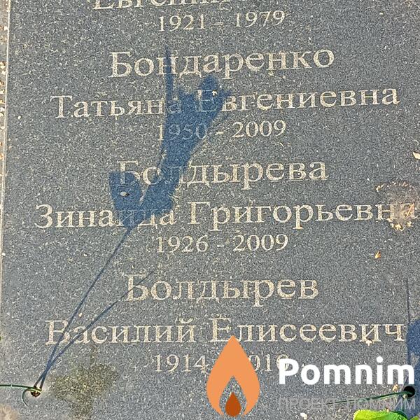 Болдырева Зинаида Григорьевна