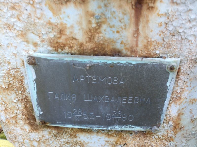 Галия Артемова Шахвалеевна
